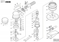 Bosch 0 607 350 196 170 WATT-SERIE Random orbital sander Spare Parts